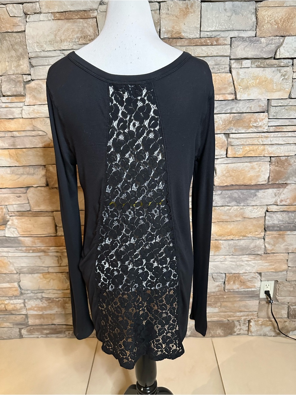 Victoria’s Secret Lace-Back Tunic Top
